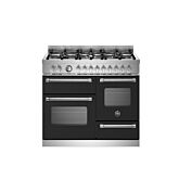 Bertazzoni MAS106L3ENEC Matt Black, Master 100cm Range Cooker XG Oven Dual Fuel Matt Black