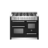 Bertazzoni MAS116L3ENEC Matt Black, Master 110cm Range Cooker XG Oven Dual Fuel Matt Black