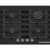 Bosch PNP6B6K40 60cm Black Gas Hob with 4 Burners