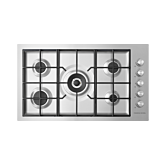 Fisher And Paykel CG905DWNGFCX3 Stainless Steel, 81382 900mm Wide Gas on Steel (Flush Fit Burner Tra