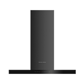 Fisher And Paykel HC90BCBB4 , 900mm Wide Chimney Hood, WiFi, Compatible with SmartHQ App - Black Ste