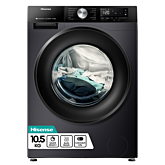 Hisense WF3S1043BB3 10.5kg 1400 Spin Steam Wash Black