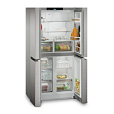 Liebherr MSDD9012 Steel Door, 4 Door Cross, EasyFresh, EasyTwist-Ice, NoFrost, VarioTempZone, 4 Free
