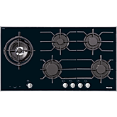 Miele KM3054-1 Black Glass, 942mmwide,5zonegashobwithwokburner-ceramicbase