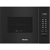 Miele M2224SC Obsidian Black, 50cmwide,37cmhigh-80-900WMicrowave,800WGrill,EasySensor,17litrecapacit