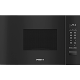Miele M2234SC Obsidian Black, 60cmwide,80-900WMicrowave,800WGrill,EasySensor,17litrecapacity,Automat