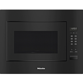 Miele M2240SC Obsidian Black, 60cmwide,80-800WMicrowave,dial,17litrecapacity,AutomaticProgrammes