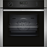 Neff B6ACH7HH0B 59.4cm Built In Electric Single Oven - Stainless Steel