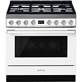 Smeg CPF9GPWH white, 90cm Portofino Dual Fuel Range Cooker White