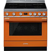 Smeg CPF9IPOR Orange, 90cm Portofino Electric Range Cooker Orange