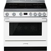 Smeg CPF9IPWH white, CPF9IWH 90cm Portofino Electric Range Cooker White