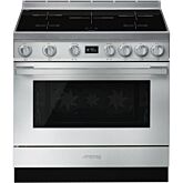 Smeg CPF9IPX Stainless Steel, 90cm Portofino Electric Range Cooker Stainless Steel