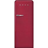 Smeg FAB28RDRB5 Ruby Red, 60cm 50s Style Right Hand Hinge Fridge with Icebox Ruby Red