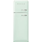 Smeg FAB30LPG5UK Pastel Green, 60cm 50s Style Left Hand Hinge Freezer over Fridge