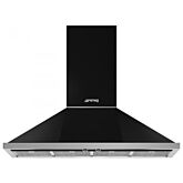 Smeg KPF12BL black, 120cm Portofino Chimney Hood 