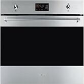Smeg SO6302M2X , 60cm Classic Speedwave XL Combi Microwave Black Glass