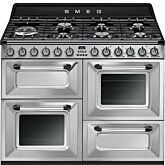 Smeg TR4110X-1 Stainless Steel, 110cm Victoria Dual Fuel Range Cooker Stainless Steel Wine