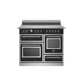 Bertazzoni HER105I3ENET Matt Black, Heritage 100cm Range Cooker XG Oven Induction Matt Black