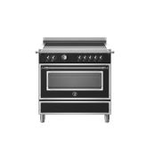 Bertazzoni HER95I1ENET Matt Black, Heritage 90cm Range Cooker Single Oven Induction Matt Black