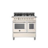 Bertazzoni HER95I2EAVT Avorio, Heritage 90cm Range Cooker Twin Oven Induction Ivory