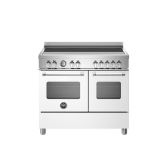Bertazzoni MAS105I2EBIC Matt White, Master 100cm Range Cooker Twin Oven Induction Matt Black