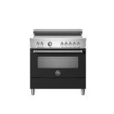 Bertazzoni MAS95I1ENEC Matt Black, Master 90cm Range Cooker Single Oven Induction Matt Black