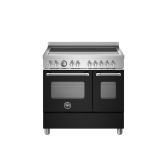 Bertazzoni MAS95I2ENEC Matt Black, Master 90cm Range Cooker Twin Oven Induction Matt Black