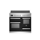 Bertazzoni PRO105I3ENET Black, Professional 100cm Range Cooker XG Oven Induction Gloss Black