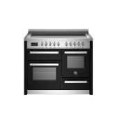Bertazzoni PRO115I3ENET Black, Professional 110cm Range Cooker XG Oven Induction Gloss Black