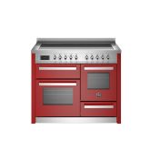 Bertazzoni PRO115I3EROT Red, Professional 110cm Range Cooker XG Oven Induction Gloss Red