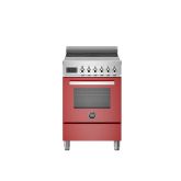 Bertazzoni PRO64I1EROT Red, Professional 60cm Range Cooker Single Oven Induction Gloss Red