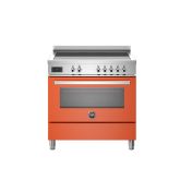 Bertazzoni PRO95I1EART Orange, Professional 90cm Range Cooker Single Oven Induction Gloss Orange