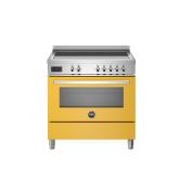 Bertazzoni PRO95I1EGIT Yellow, Professional 90cm Range Cooker Single Oven Induction Yellow
