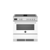Bertazzoni PROCH94I1EBIT White, Professional 90cm Range Cooker Single Aspirational Induction Gloss W