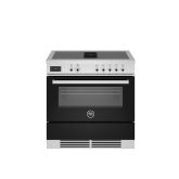 Bertazzoni PROCH94I1ENET Black, Professional 90cm Range Cooker Single Aspirational Induction Gloss B