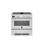 Bertazzoni PROCH94I1EXT Stainless Steel, Professional 90cm Range Cooker Single Aspirational Inductio