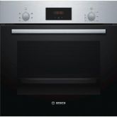 Bosch HHF113BR0B Serie 2 Built In Electric Single Oven with 3D Hot Air - Stainless Steel 