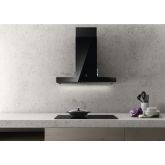 Elica HAIKU-90-BLK Wall hood Black Glass