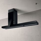 Elica HAIKU-ISL-180-BLK Island hood Black glass