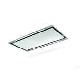Sky Light WH KL A90 (White Glass and Stainless Steel, 90cm) Ceiling hood
