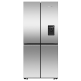 Fisher And Paykel RF500QNUX1 , Fridge Freezer Quad Door 790mm, Recessed Handle, Stainless Steel - Ic