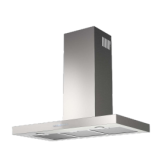 Fratelli 700320 Stainless Steel, CAPRI - 900mm Stainless Steel Chimney Hood