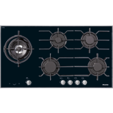 Miele KM3054-1 Black Glass, 942mmwide,5zonegashobwithwokburner-ceramicbase