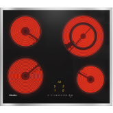 Miele KM6520FR ss Frame, 574mmwide,4zoneceramichobinlcudingonevariozone,EasySelect,Timer,Stop+Go