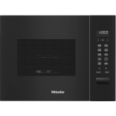 Miele M2224SC Obsidian Black, 50cmwide,37cmhigh-80-900WMicrowave,800WGrill,EasySensor,17litrecapacit