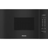 Miele M2234SC Obsidian Black, 60cmwide,80-900WMicrowave,800WGrill,EasySensor,17litrecapacity,Automat