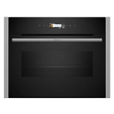Neff C24MR21N0B Black with Stee, Electronic, 3.7" Full Touch TFT Display, 20 functions, Soft open/cl