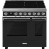Smeg CPF92IMA Antricite, 90cm Portofino Electric Range Cooker Anthracite