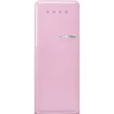 Smeg FAB28LPK6 Pink, 60cm 50s Style Left Hand Hinge Fridge with Icebox Pink