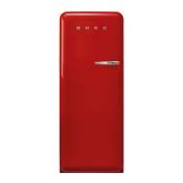 Smeg FAB28LRD5UK red, 60cm 50s Style Left Hand Hinge Fridge with Icebox Red
